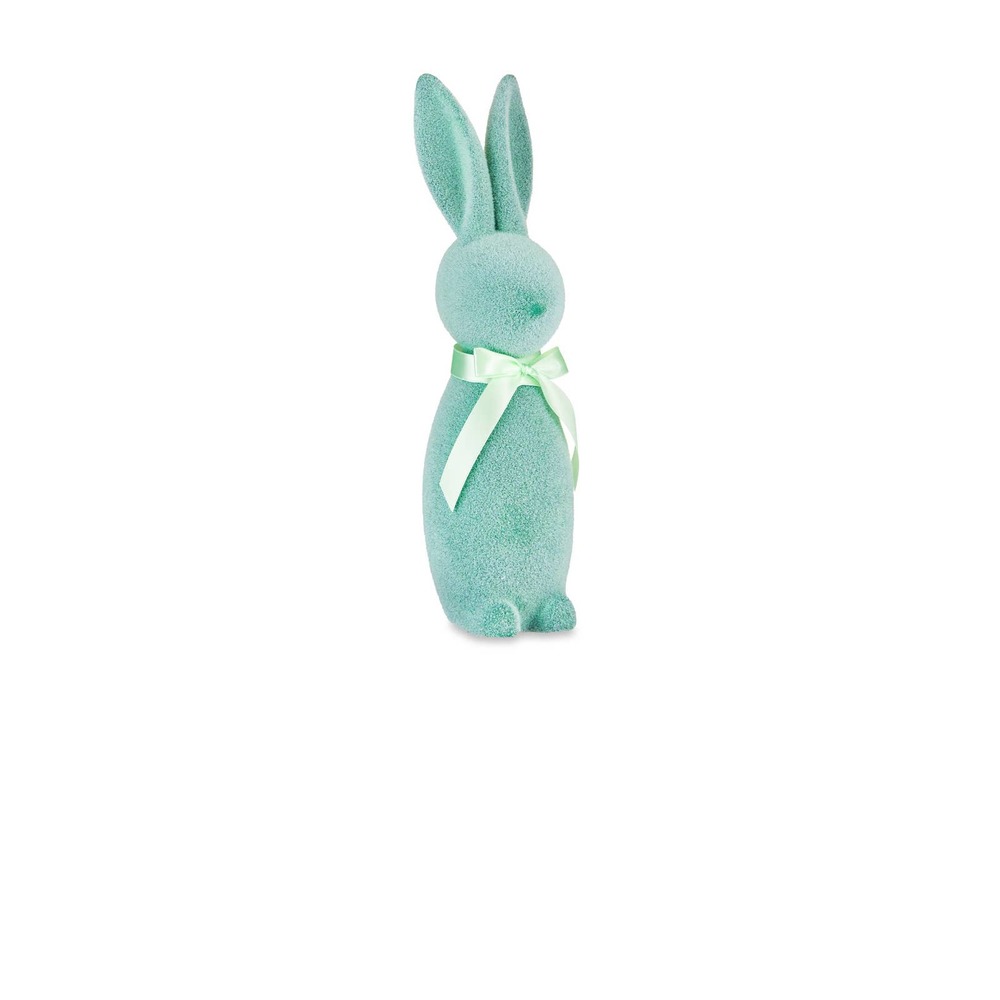 Flocked bunny, flocked bunny rabbit, flocked Easter bunny